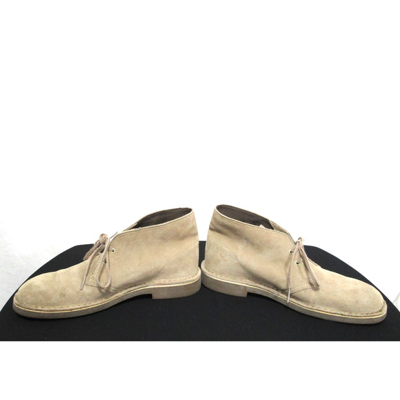 Clarks Beige Suede Chukka Desert Boots Men Sz 8 - Picture 5 of 10